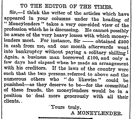 The Times, 11 July 1913 page 3.