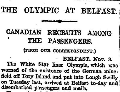 The Times 6 November 1914 p4