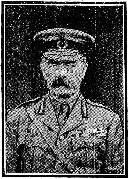 The Times 7 June 1916 p14. Click for the full obituary. Although The Times had started printing photographs before the war they were a rarity and became more so as the war went on. The fact that Kitchener gets a photo at all let alone such a big one says something about the esteem in which he was held. Notice the squint removed from the famous recruiting poster.