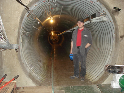 Tunnel to the flat