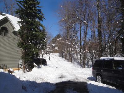 A very long driveway