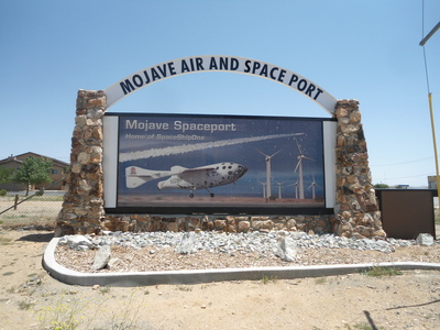 Mojave Spaceport sign