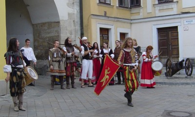 Historical re-enactment at the Bastion